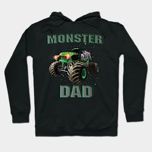 Monster Dad Monster Truck Are My Jam Monster Truck Lovers Hoodie